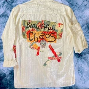 Custom Beautiful Chaos Button Down Shirt